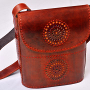14. Leather Passport Bag with Flap 14. Leather Passport Bag with Flap
