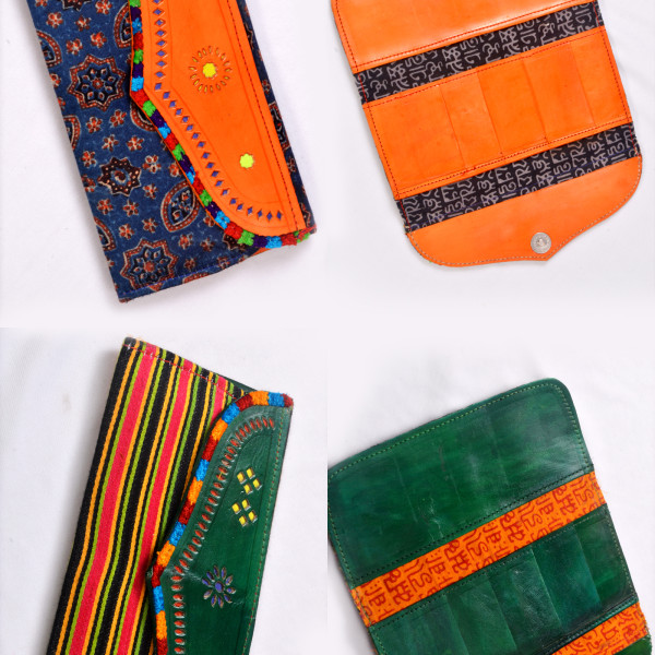 4. Leather Mashru Clutches